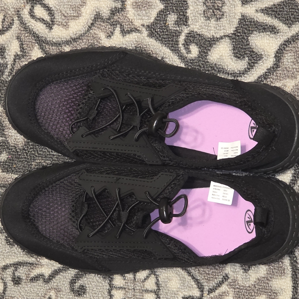 Athletic Works Black and Purple Women's Shoes